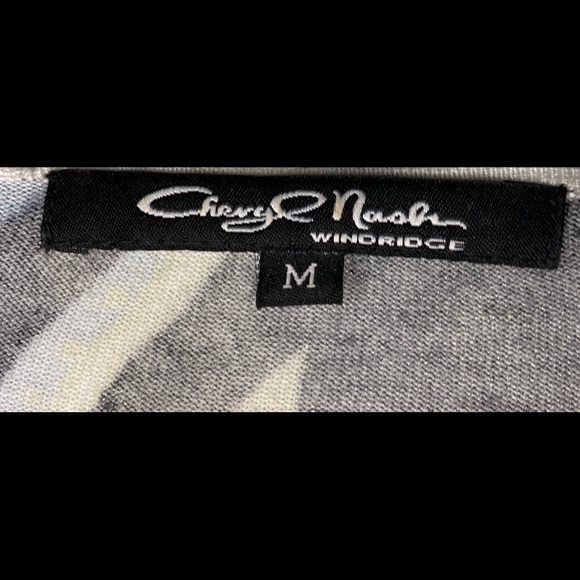 Cheryl Nash rayon/nylon/spandex scoop neck lightweight sweater. - Picture 2 of 6